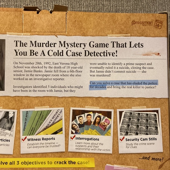 Games Unsolved Case Files Game Poshmark